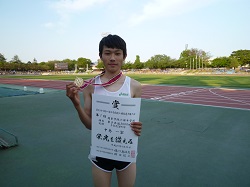 陸上競技部　神奈川県中学校陸上競技選手権で優勝しました
