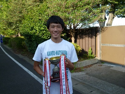 陸上競技部　横浜市中学校総合体育大会で優勝しました
