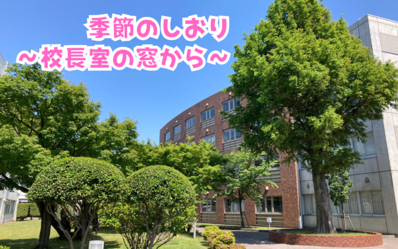 季節のしおり～校長室の窓から～vol.1