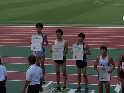 陸上競技部　全日本中学校通信陸上競技神奈川県大会に出場しました