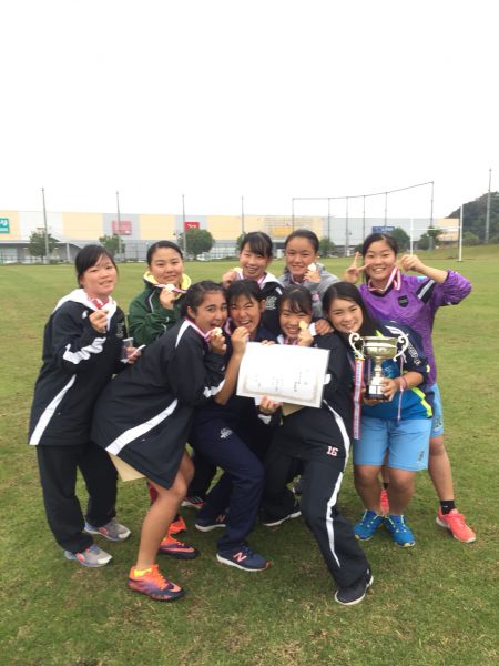 女子ラグビー部 市原セブンズで優勝