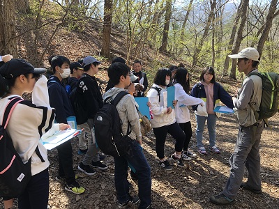 2年生軽井沢自然教室の様子