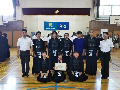 剣道部　金沢区大会第3位