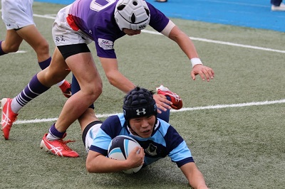 高校男子ラグビー部　全国大会県予選準々決勝