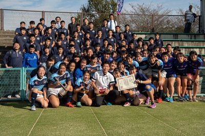 高校女子ラグビー部 全国U18女子セブンズラグビーフットボール大会準優勝