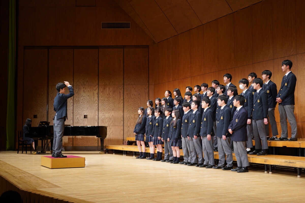 中学合唱コンクールを行いました | 関東学院六浦中学校・高等学校